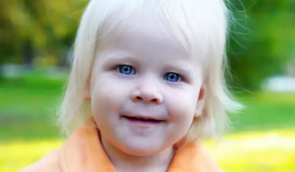 Boy with long hair